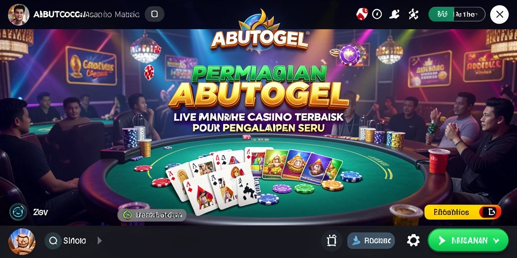 Tampilan gameplay ABUTOGEL yang menarik dan interaktif.