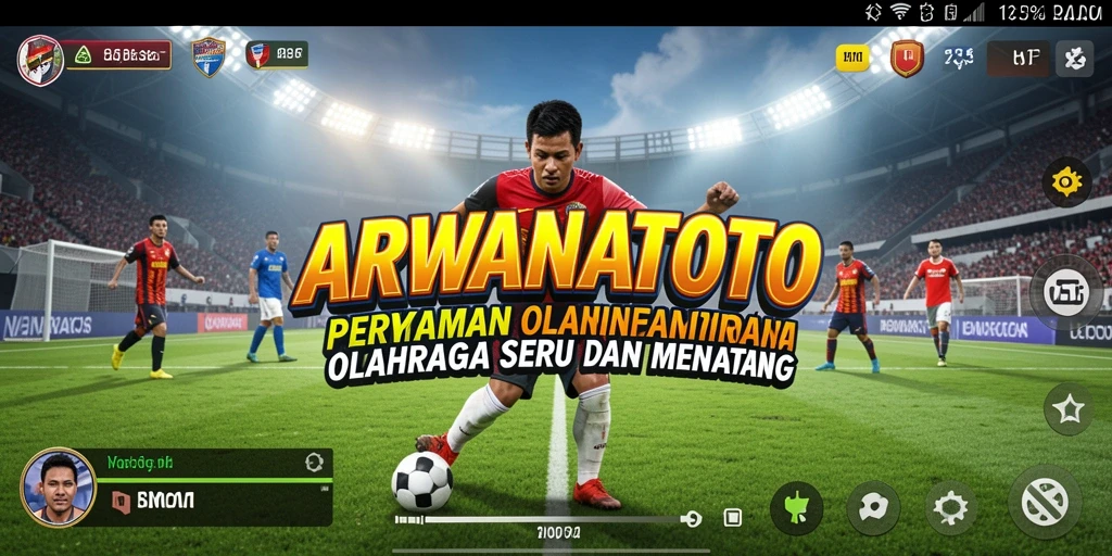 Screenshot ARWANATOTO menampilkan momen seru dalam pertandingan olahraga.