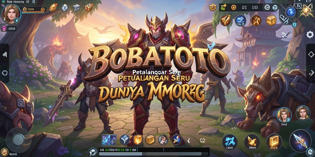 Tampilan aksi seru dalam permainan MMORPG BOBATOTO.