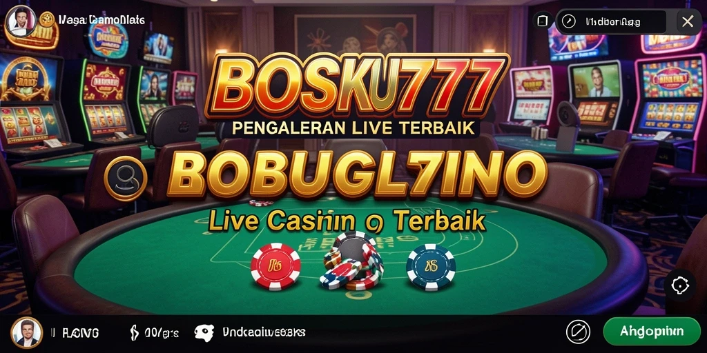 Tampilan gameplay Live Casino yang menarik dan interaktif.
