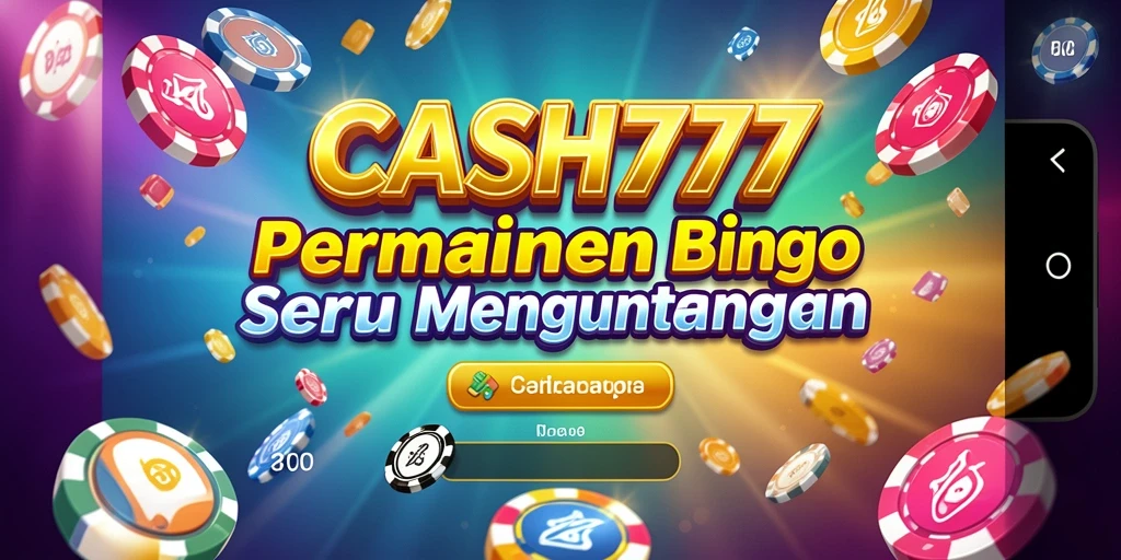 Screenshot gameplay utama CASH777 menampilkan keseruan bermain Bingo.