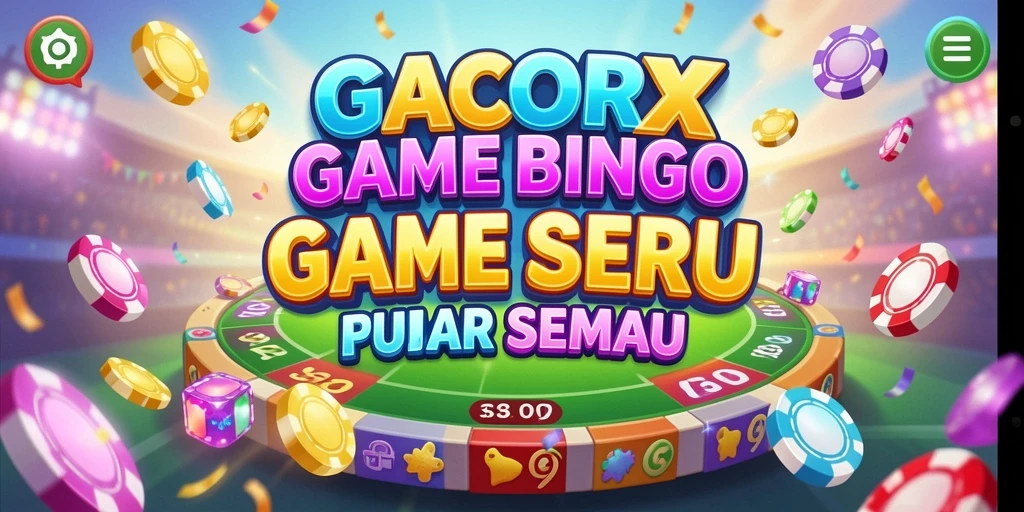 Tampilan gameplay Bingo yang interaktif dan seru di GACORX.