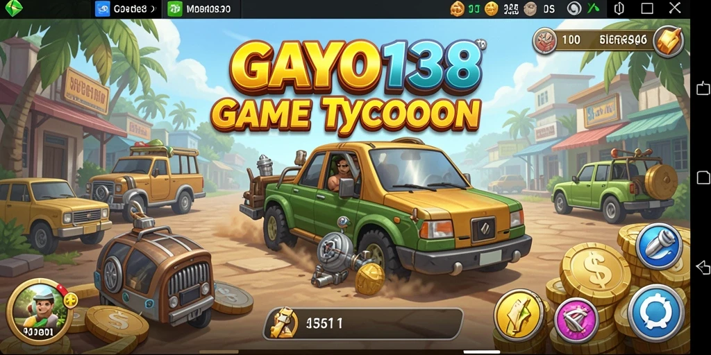 Tampilan gameplay menarik dalam GAYO138 yang menunjukkan pengelolaan usaha.