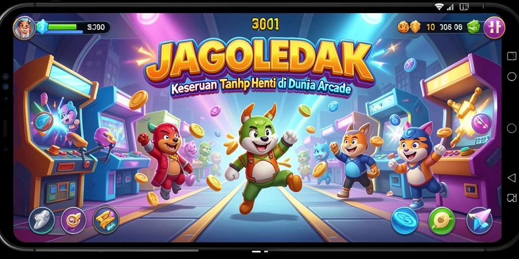 Gameplay seru JAGOLEDAK dengan grafis menawan.