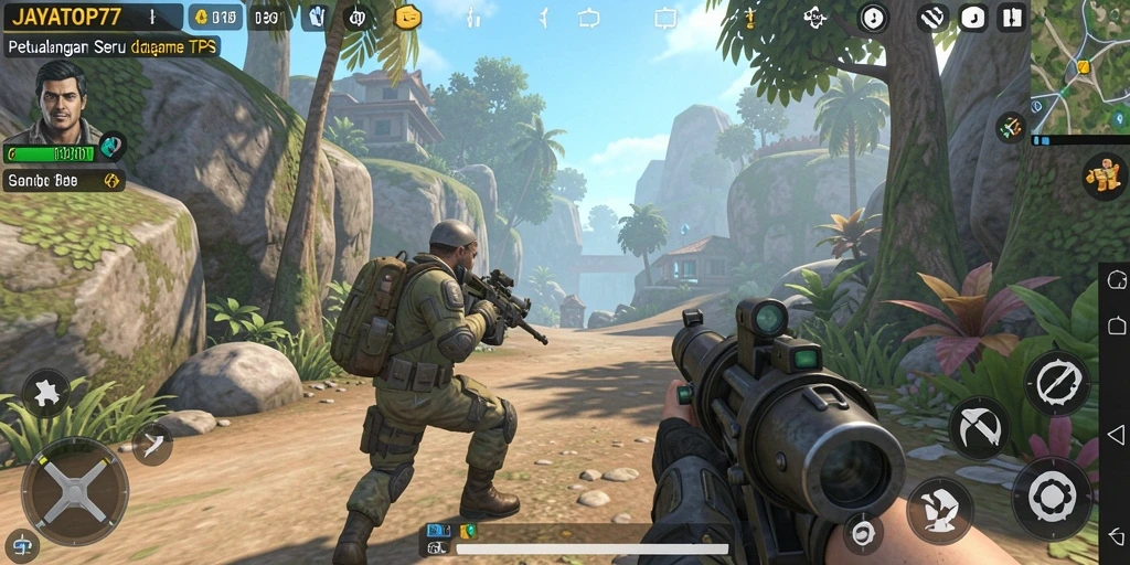 Tampilan gameplay seru dan mendebarkan di JAYATOP77.