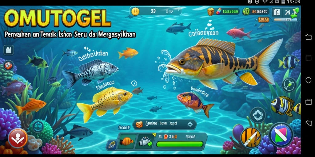Gambar gameplay seru Tembak Ikan di OMUTOGEL.