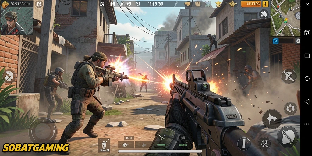 Tampilan seru dari gameplay SOBATGAMING yang penuh aksi.