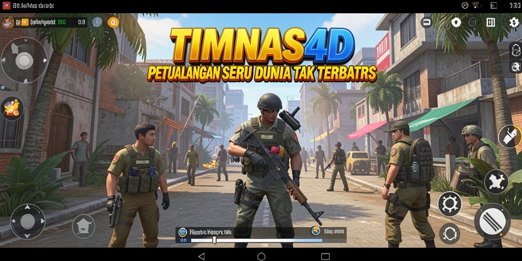 Screenshot dari gameplay petualangan yang menegangkan di TIMNAS4D.