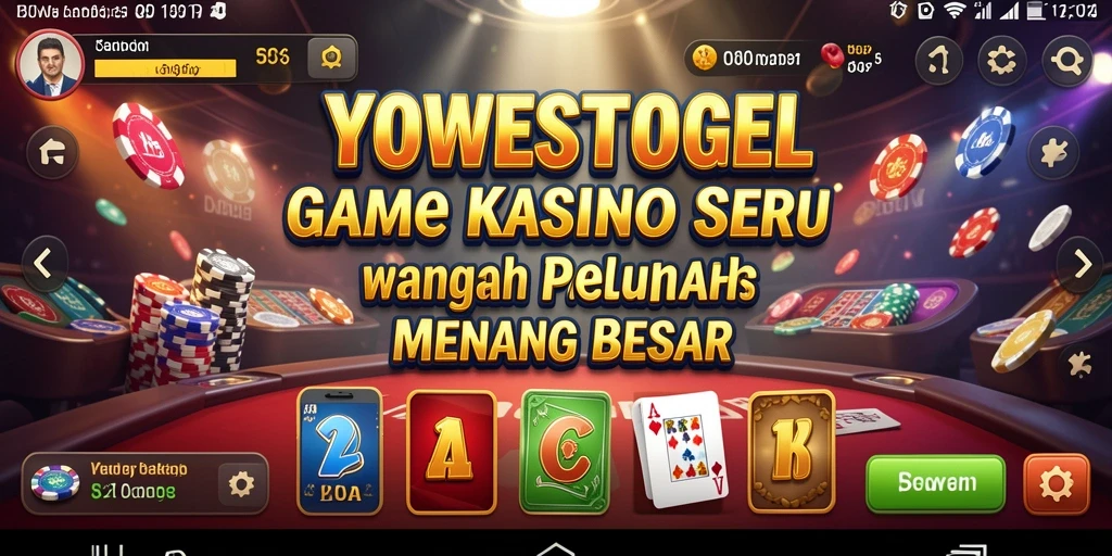 Tampilan menarik dari gameplay Kasino di YOWESTOGEL.
